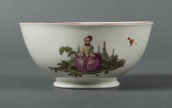 Schale Ludwigsburg, 1770-75. Porzellan, glasiert und in sehr feiner ...