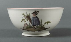 Schale Ludwigsburg, 1770-75. Porzellan, glasiert und in sehr feiner ...