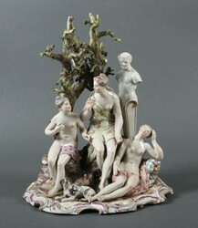 Grosse mythologische Gruppe der Diana Johann Georg Bauer (Entwurf), ...