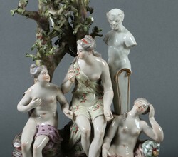 Grosse mythologische Gruppe der Diana Johann Georg Bauer (Entwurf), ...