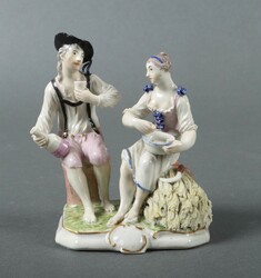 Rastendes Bauernpaar bei der Weizenernte Johann Adam Bauer (Entwurf), ...