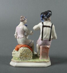 Rastendes Bauernpaar bei der Weizenernte Johann Adam Bauer (Entwurf), ...