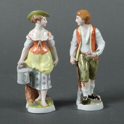 Gärtner und Gärtnerin Ludwigsburg, 20. Jahrhundert. Porzellan, ...