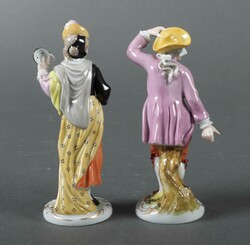 Maskierter Tänzer und Tänzerin mit Maske in der Hand Ludwigsburg, ...