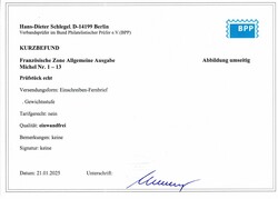 Auf R-Brief aus Meckenbeuren, Fotobefund Schlegel, Mi. f. gestempelt ...