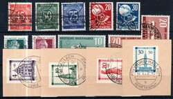 Dazu Württbg. 47-52 u. Bizone 65-67I, je gepr. Schlegel (Katalogwert ...