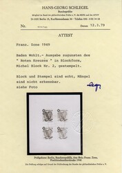 Kab., Fotoattest Schlegel (Katalogwert: 1800 Euro)Automatically ...