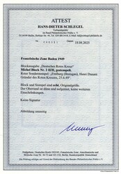 Mit rotem Sonderstpl. Henri Dunant, gan z oben am Rand min. ...