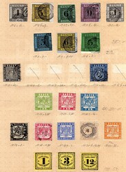 Meist gestempelt-Kollektion v. 20 nur verschd. Werten ex2-25, u.a. Nr ...