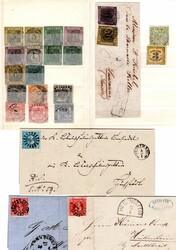 /Bayern/Th.&Taxis, kl. Lot, auch div. Belege, z.B. MiF Baden 4 u ...