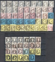 Kl. Lot v. 70 voll-/breitrdg. Dubl. aus Nr.3-12, auch bessere Stpl. ...