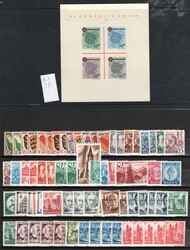 postfrisch-Lot teils besserer Werte, u.a. Baden 38-41, 48-49, Rh ...