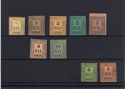 Voll-/breitrdg., 2-4, 6, 9 gepr. Rieger, Pracht (Katalogwert: 1500 ...