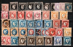 Kollektion v. 45 geschn. Ausgb. (Nr.32-33 gez.), teils hübsche ...