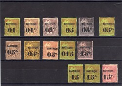 Und 8-17 ungebraucht, Pracht/Kab. (Katalogwert: 1010 ...