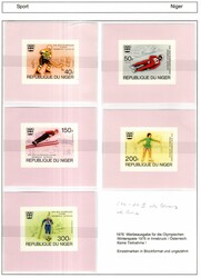 Und 619-22B, 634-43B, 1049-52B postfrisch, ungez. Blockausgb. ...