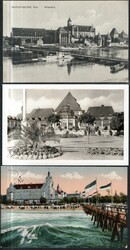 Dt.Gebiete im Osten, acht Ansichten, u.a. Zoppoter Kurhaus u. Seesteg ...