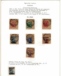 Type I-XIII kpl. (ohne 9III), Mi.Nr.9IV, 9XII, 3-9XIII, 7III ...