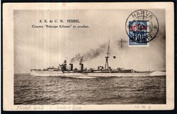 EF auf Ansichtsk. "Principe Alfonso" der span. Marine, lt. Prüfer ...