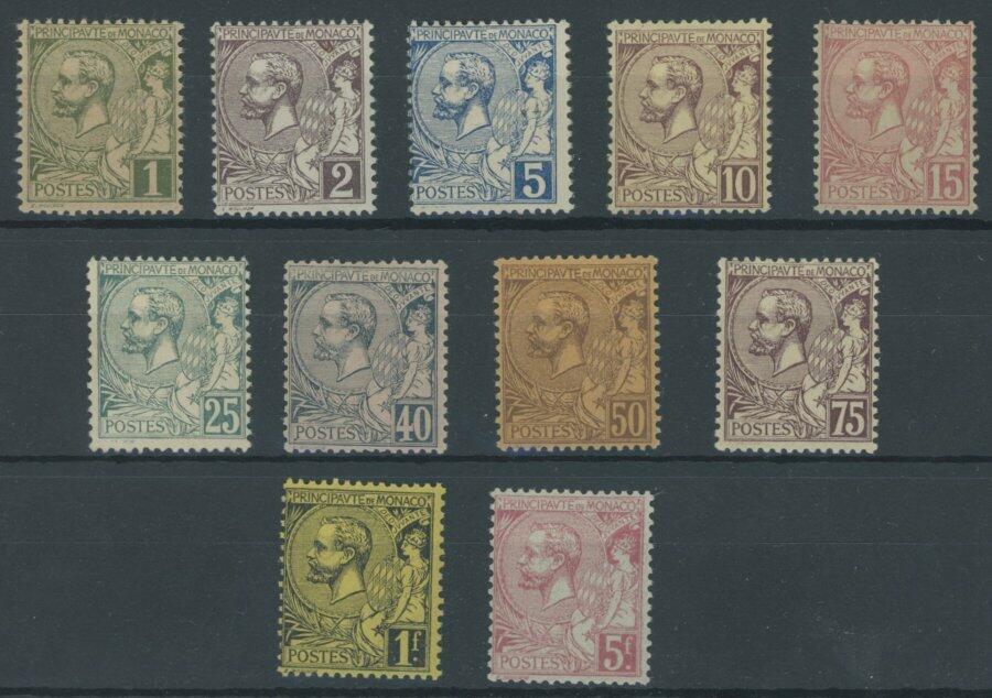 1819, "Fürst Albert I", Falzreste, Prachtsatz, Mi. 850 ...