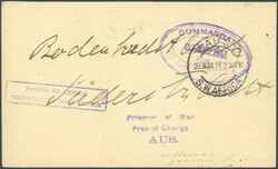 10185012: German Colonies South West Africa War Mail