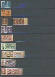 1920-23, ungebrauchte reichhaltige Lagerpartie im Einsteckbuch, ca. ...