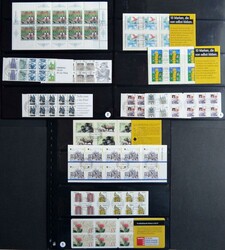 1993-2004, 26 Markenheftchen, fast komplett, alle mit Ersttagsstempel ...