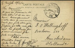 1920, K2 "POSTA MILITARE/No. 15" auf Feldpost-Ansichtskarte aus ...