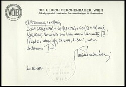 1896, 1 G. violettgrau und 2 G. grün mit Zusatzfrankatur (Mi.Nr. 65 ...