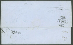 1862, Brief von Odessa nach Paris, diverse Stempel u.a. seltener R3 ...