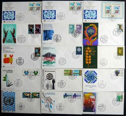 1969-85, 37 verschiedene offizielle FDC's, PrachtAutomatically ...