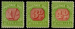 1750: Australia - Postage due stamps