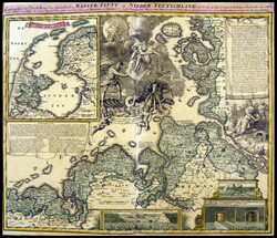 "Geographische Vorstellung der jämerlichen WASSER-FLUT im ...