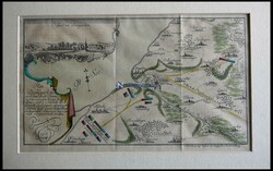 DAMGARTEN, Festungsplan und Gesamtansicht auf einem Blatt, ...