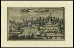 GRIESBACH: Kloster S. Salvator, Kupferstich von Ertl, ...