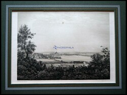 HADERSLEBEN (Haderslev), Gesamtansicht, Lithographie mit Tonplatte ...