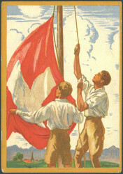 Schweiz: 1929, "Weltrundfahrt", Friedrichshafen-Tokio, 25 Pf. ...