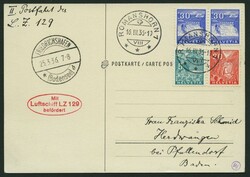 Schweiz: 1936, "Deutschlandfahrt", PrachtkarteAutomatically generated ...
