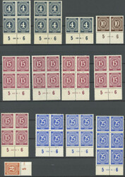 1946, 36 values I. control issue with HAN, mostly in lower margin ...