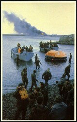 1983, K2 "FIELD POST OFFICE/141" auf Aerogramm mit Eingangsstempel ...