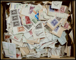 ca. 1975-85, "Norsk Kiloware", Paketkartenabschnitte, u.ä., meist ...