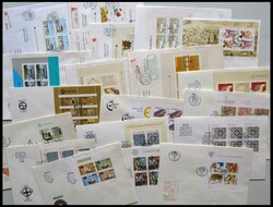 1979-90, 19 verschiedene Blocks auf FDC's, Blocks Pracht, Mi. 313.-