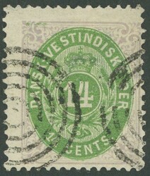 1873, 14 C. lila/grün, farbfrisch, feinst, R!Automatically generated ...