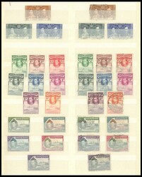 1928-74, interessante Partie, z.T. zweifach gesammelt (gestempelt und ...