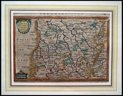 Lothringen, "Lotharingia Meridionalis", kolorierter Kupferstich von ...