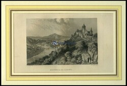 ALTENA at the LENNE LENNE, general view, steel engraving by Schlickum ...