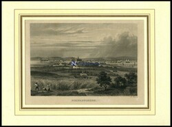 ECKERNFÖRDE, Gesamtansicht, Stahlstich von B.I. um 1840Automatically ...