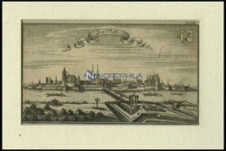 INGOLSTADT, general view, copper engraving by Ertl, 1687