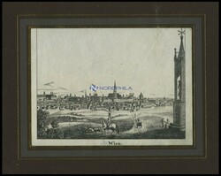 WIEN, Gesamtansicht, Lithographie aus Neue Bildergalerie um ...
