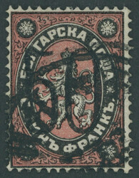 1885, 50 auf 1 Fr. schwarz/rot, Pracht, gepr. Drahn, Mi. 450 ...